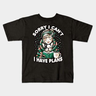 Sorry I Cant I Have Plans Kids T-Shirt